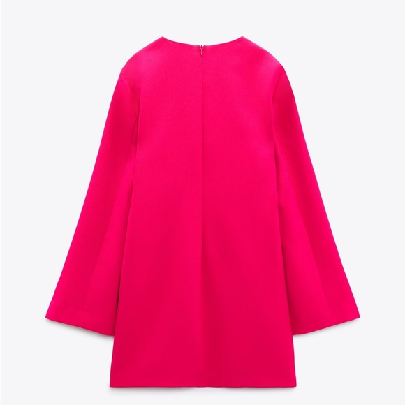 NWT Zara Fuchsia cutout dress - Picture 7 of 9